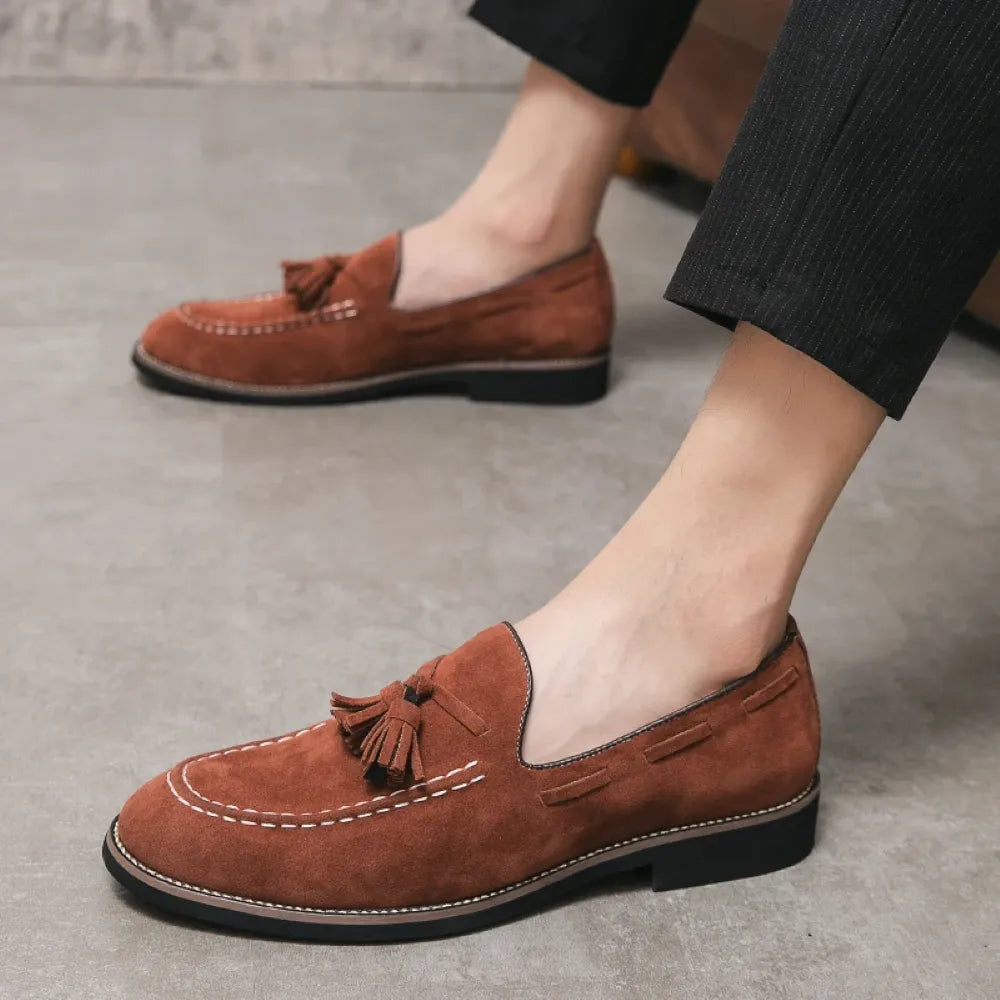 Men's Suede Loafers Elegance