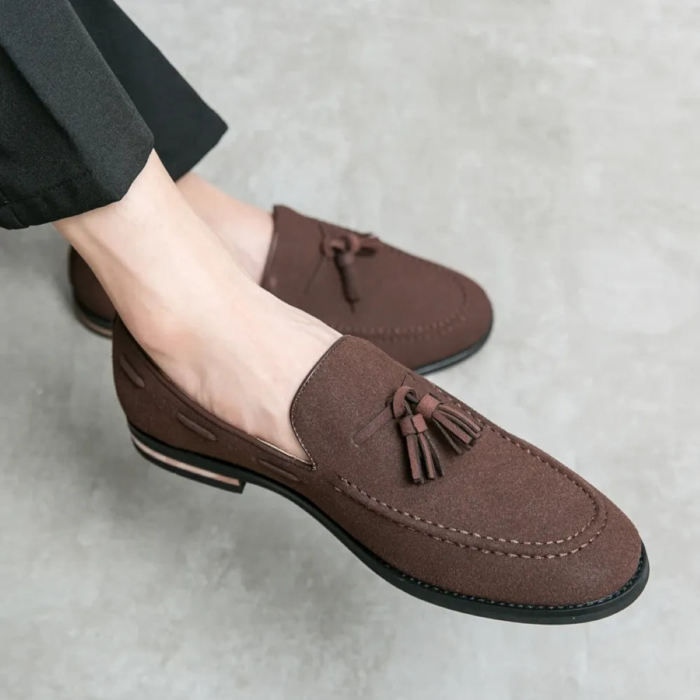 Men's Suede Loafers Elegance
