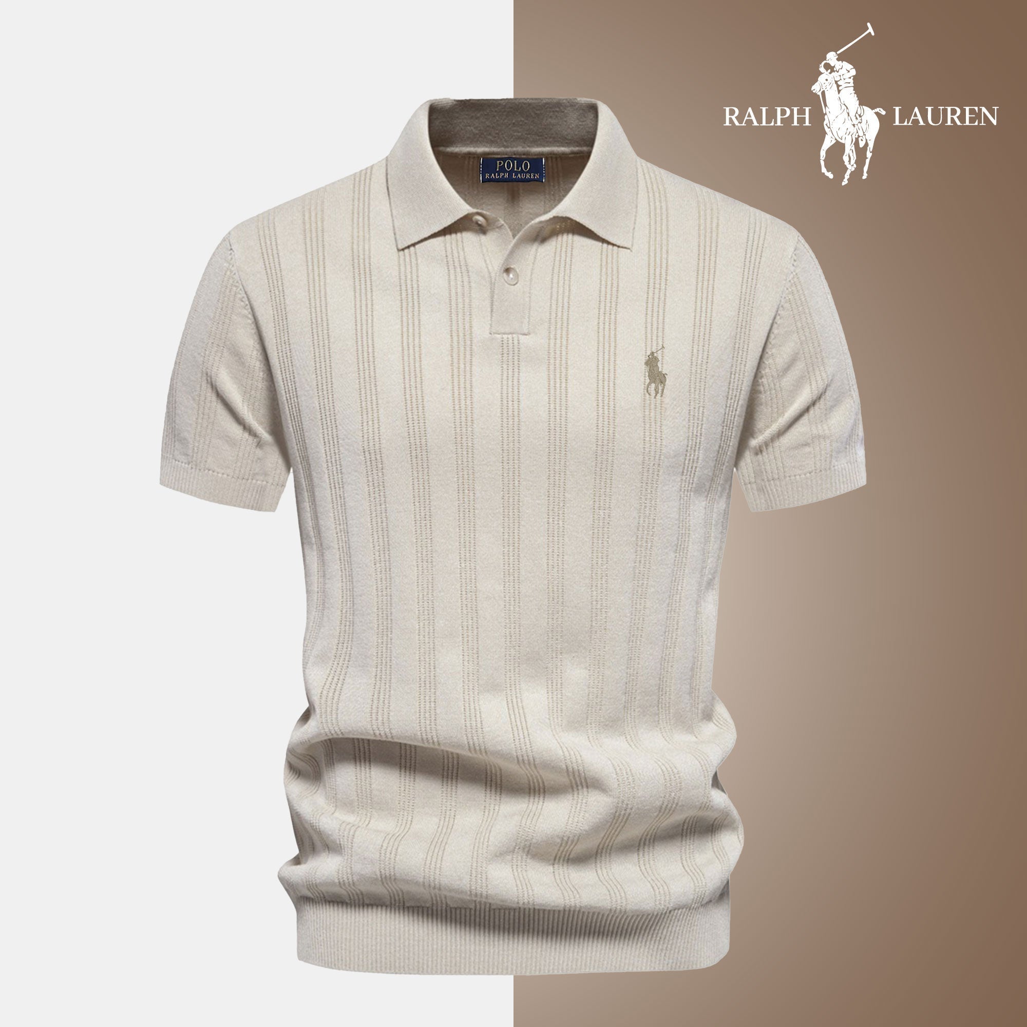 [BUY 1 GET 2] Textured Knit Polo – Professional Line by RL + Free Watch (2-Pack)
