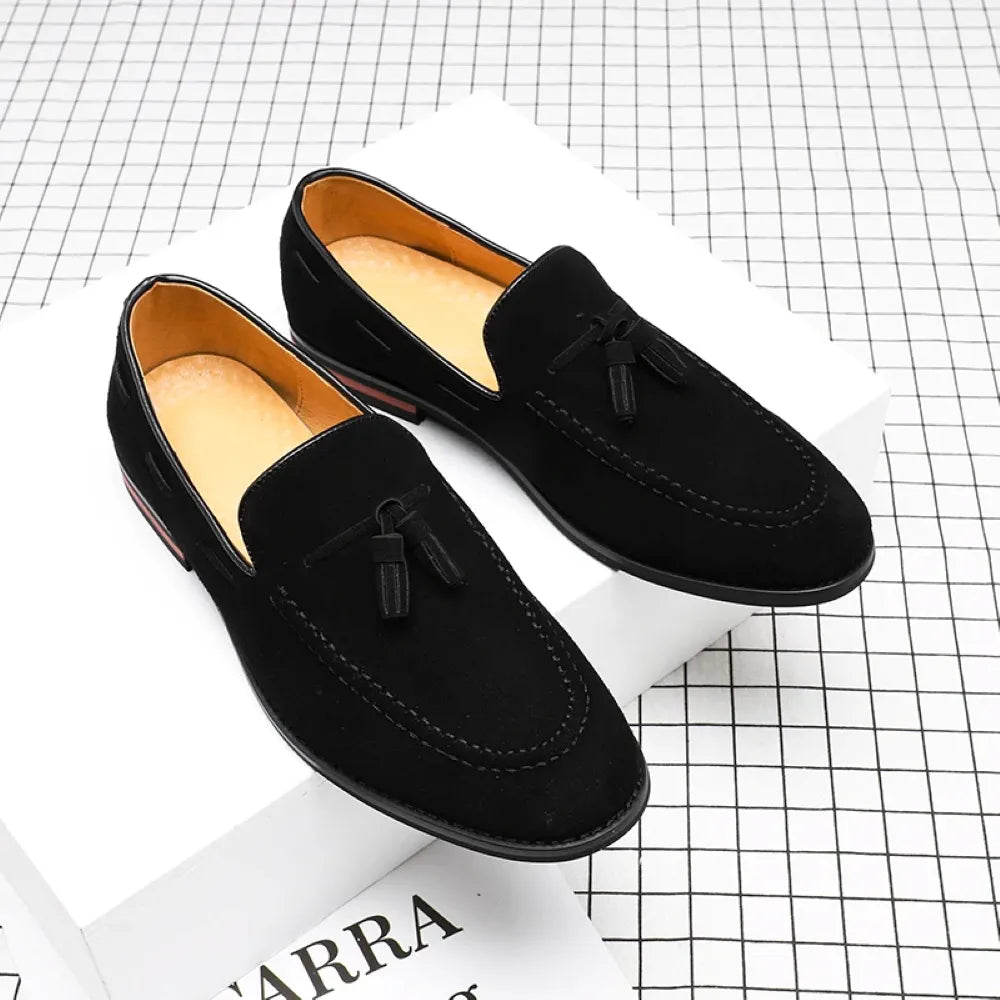 Men's Suede Loafers Italian Man