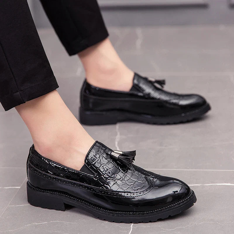 Men's leather loafers