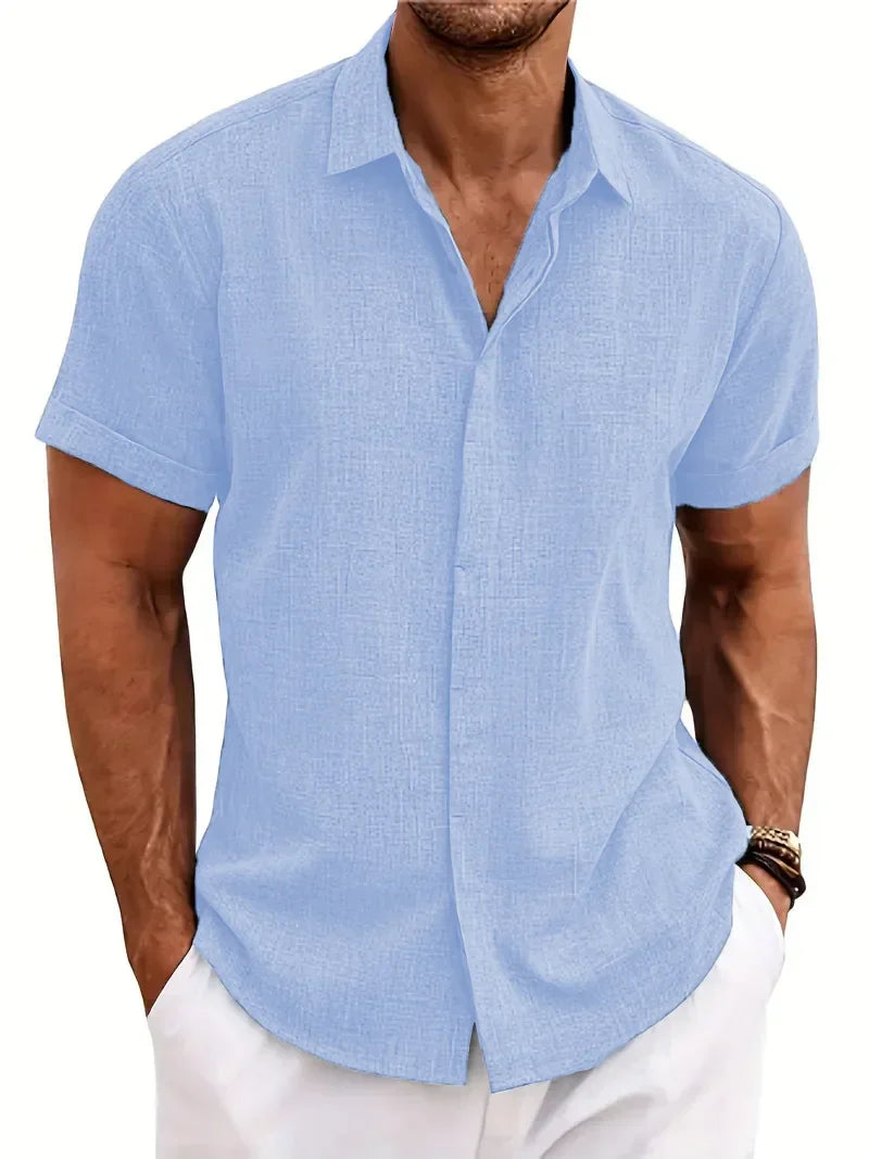 Summer Italian Shirt | 100% Linen