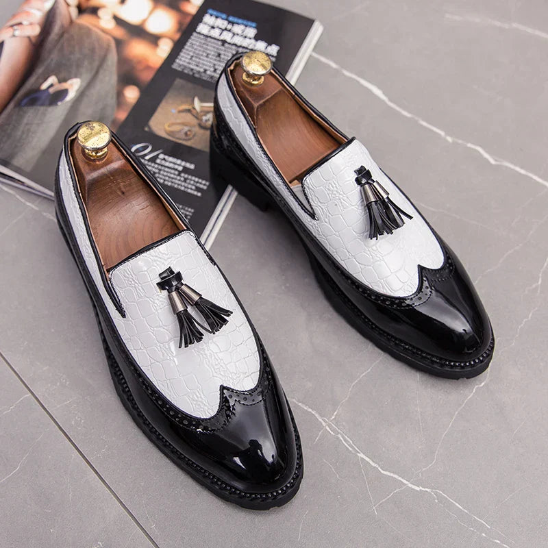 Men's leather loafers