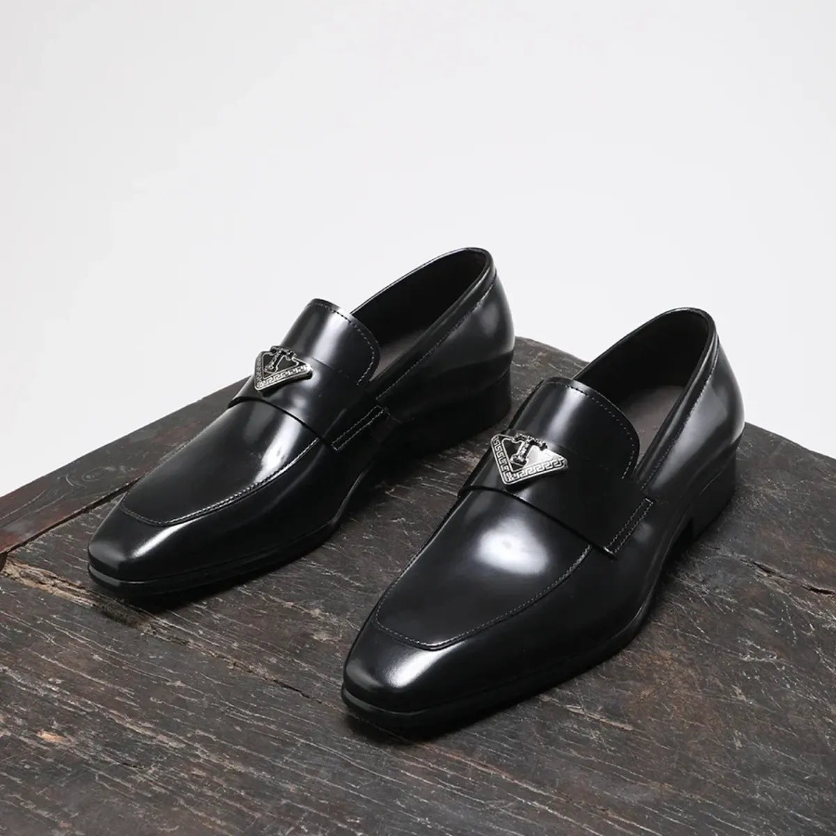 Luxury Patent Leather Loafer Shoes