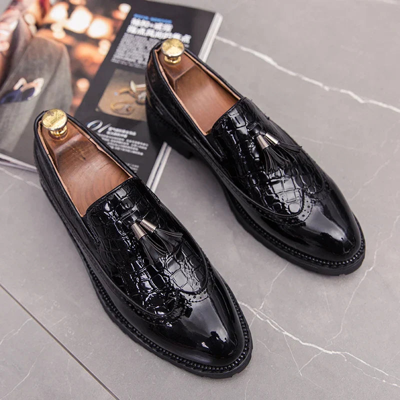 Men's leather loafers