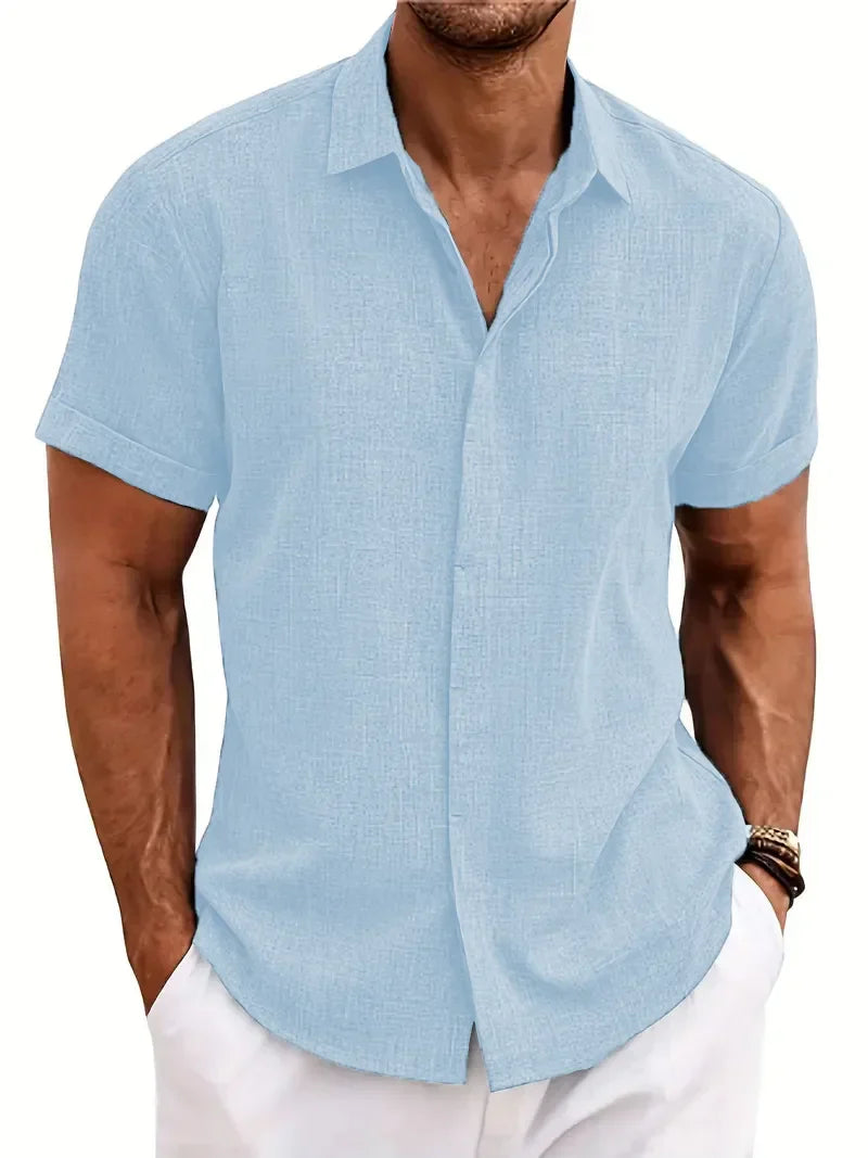 Summer Italian Shirt | 100% Linen