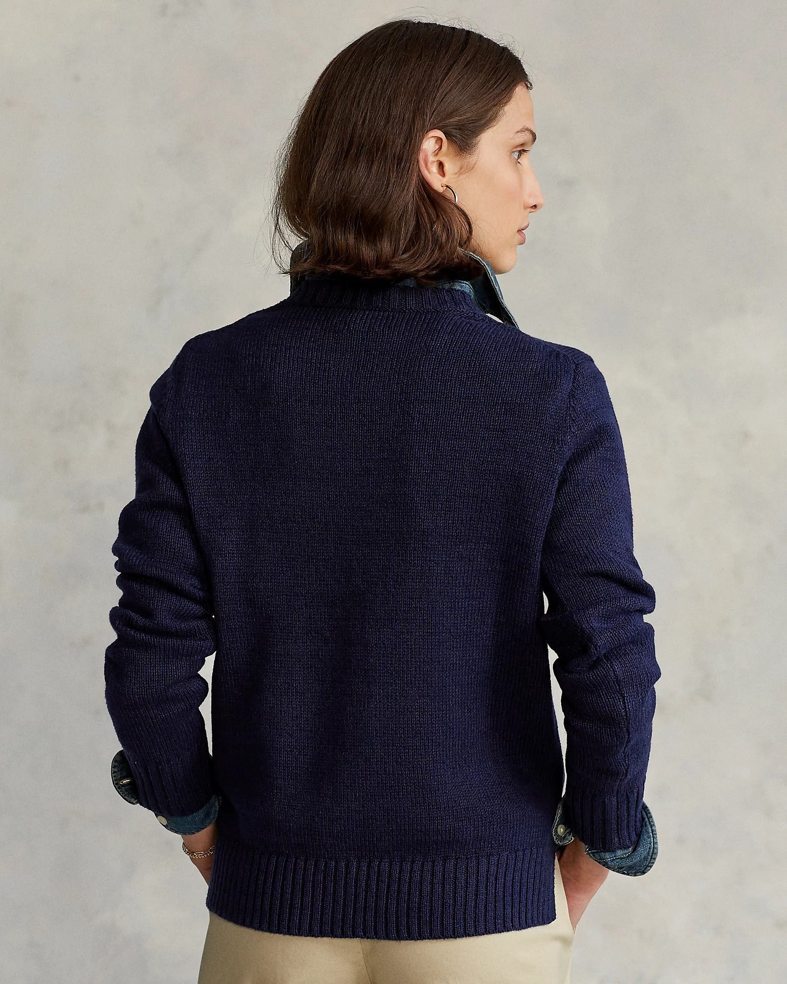RL Sweater | Round Neck Linen
