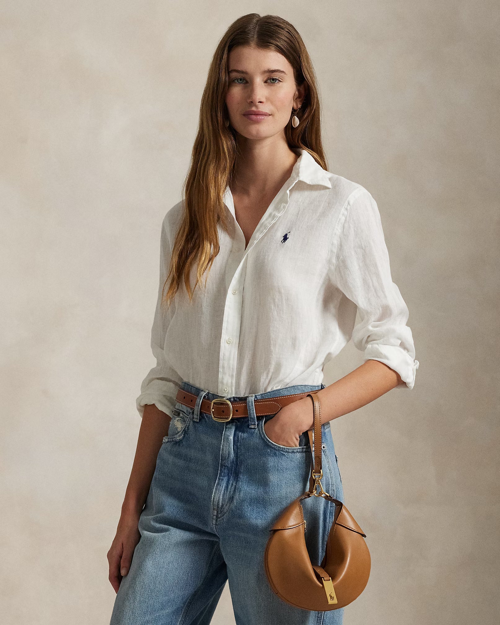 RL Shirt | Classic Fit Linen Shirt
